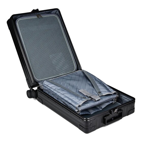 Aleon Business 4-Rollen Kabinentrolley Aluminium 55 cm