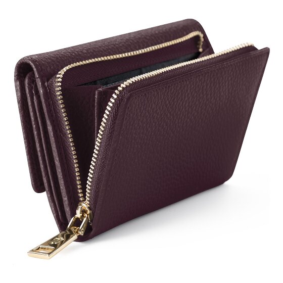 Lazarotti Bologna Leather XL Geldbörse mit Zip-Around Fach Leder 14 cm