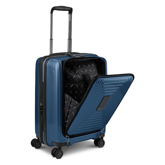 Redolz Essentials 14 4 Rollen Kabinentrolley S 55 cm Laptopfach mit Dehnfalte