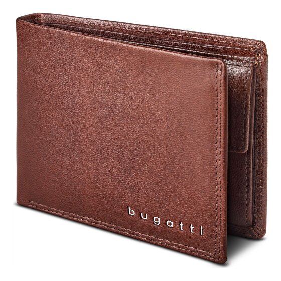 bugatti Valencia Geldbörse RFID Schutz Leder 12 cm