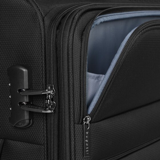 bugatti Valencia Soft 4 Rollen Trolley L 75 cm mit Dehnfalte