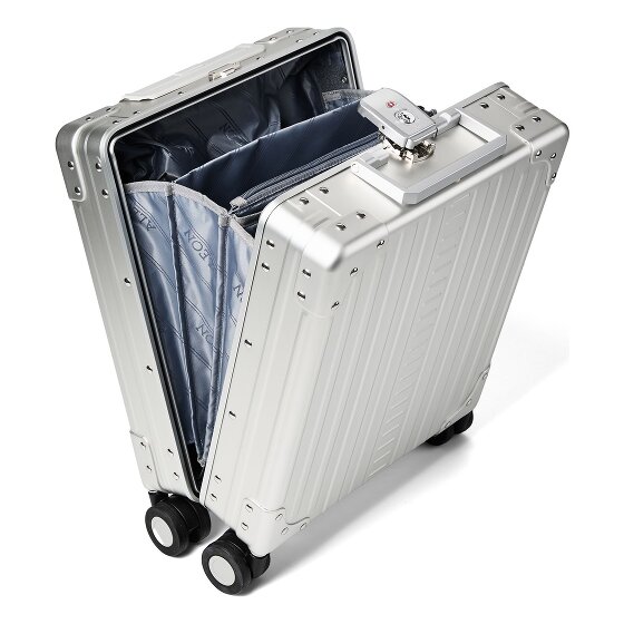 Aleon Business 4-Rollen Kabinentrolley Aluminium 42 cm Laptopfach