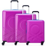 Delsey Paris x United Colors of Benetton Fabrica 4-Rollen Kofferset 3 tlg. Produktbild