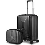 Redolz Essentials 14 Kofferset 2 tlg. Kabinentrolley mit Dehnfalte + Beautycase Produktbild