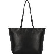 Greenburry Pure Black Shopper Tasche Leder 35 cm Laptopfach Produktbild