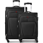 Wenger Beaumont 4-Rollen Kofferset M+L mit Dehnfalte Produktbild