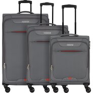 American Tourister Street Roll 4 Rollen Kofferset 3-teilig mit Dehnfalte Produktbild