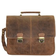 Greenburry Vintage Aktentasche Leder 42 cm Laptopfach Produktbild