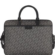 Tommy Hilfiger TH Monogram Aktentasche Leder 40 cm Laptopfach Produktbild