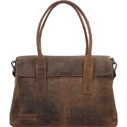 Plevier Retro Lamarr Schultertasche Leder 45 cm Laptopfach Produktbild