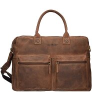Greenburry Vintage Aktentasche Leder 40 cm Laptopfach Produktbild