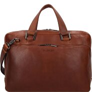 Plevier Vintage Bill Aktentasche Leder 40 cm Laptopfach Produktbild