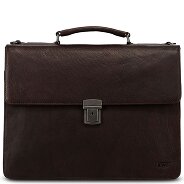 Jost Glasgow Aktentasche RFID Schutz Leder 40 cm Laptopfach Produktbild