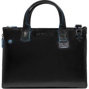 Piquadro Blue Square Shopper Tasche Leder 38 cm Laptopfach mit Dehnfalte Produktbild