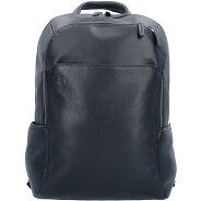 Piquadro Black Square Rucksack Leder 39 cm Laptopfach Produktbild
