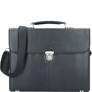 Esquire Oxford Aktentasche Leder 40 cm Laptopfach Produktbild
