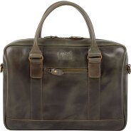 Buckle & Seam Everett Aktentasche Leder 38 cm Laptopfach Produktbild