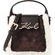 Karl Lagerfeld Signature Mini Bag Handtasche Leder 18 cm Produktbild