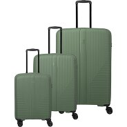 Travelite Air Stripe 4 Rollen Kofferset 3-teilig mit Dehnfalte Produktbild