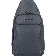 Piquadro Black Square Umhängetasche Leder 20 cm Produktbild