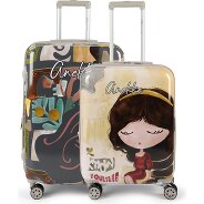 Anekke Muse 4 Rollen Kofferset 2-teilig mit Dehnfalte Produktbild