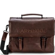 Farmhood Memphis Aktentasche XXL 3 Fächer Leder 39 cm Produktbild