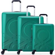 Delsey Paris x United Colors of Benetton Fabrica 4-Rollen Kofferset 3 tlg. Produktbild