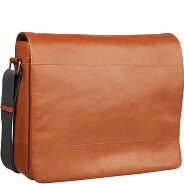 Leonhard Heyden Hamburg Messenger Leder 38 cm Laptopfach Produktbild