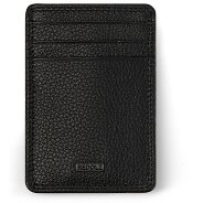 Redolz Leather Essentials Kreditkartenetui RFID Leder 7 cm mit Geldscheinklammer Produktbild