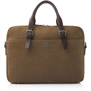 Castelijn & Beerens Nubuck Aktentasche Leder 41 cm Laptopfach Produktbild