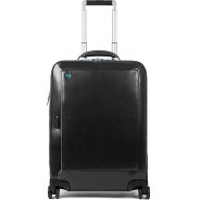 Piquadro Blue Square 4-Rollen Kabinentrolley Leder 55 cm Laptopfach Produktbild