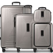 Redolz Essentials14 4-Rollen Kofferset Beautycase 4tlg mit Dehnfalte Laptopfach Produktbild