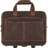 Greenburry Vintage 2 Rollen Businesstrolley 33 cm Laptopfach Produktbild
