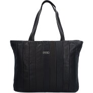 Greenland Nature Black Nappa Shopper Tasche Leder 37 cm Produktbild