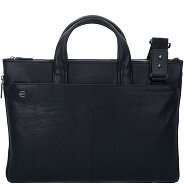 Piquadro Black Square Aktentasche Leder 42 cm Laptopfach Produktbild