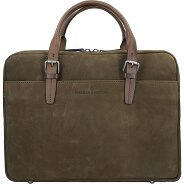 Castelijn & Beerens Nubuck Aktentasche Leder 41 cm Laptopfach Produktbild