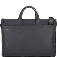 Piquadro Black Square Laptoptasche Leder 47 cm Produktbild