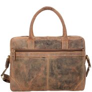 Greenburry Vintage Aktentasche Leder 41 cm Laptopfach Produktbild
