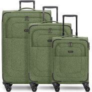 Redolz Essentials 12 THREE SET 4 Rollen Kofferset 3-teilig mit Dehnfalte Produktbild