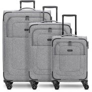 Redolz Essentials 12 THREE SET 4 Rollen Kofferset 3-teilig mit Dehnfalte Produktbild
