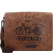 Greenburry Vintage Cafe-Racer Messenger Leder 33 cm Produktbild
