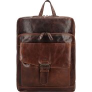 Greenburry Rugged Business-Rucksack Leder 39 cm Laptopfach Produktbild
