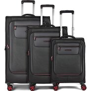 Worldpack Oxford 4 Rollen Kofferset 3-teilig mit Dehnfalte Produktbild