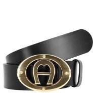 AIGNER Logo Gürtel Leder Produktbild