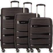 Worldpack Miami 4 Rollen Kofferset 3-teilig Produktbild Worldpack Miami 4 Rollen Kofferset 3-teilig Produktbild