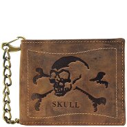 Greenburry Vintage Skull Geldbörse Leder 12 cm Produktbild
