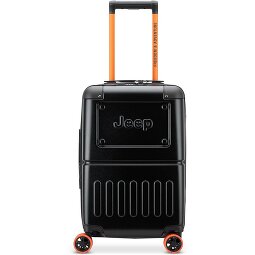 Jeep JH002B 4 Rollen Kabinentrolley XL 55 cm mit Dehnfalte  Variante 1