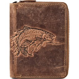 Greenburry Huntsman Geldbörse RFID Schutz Leder 10 cm  Variante 3