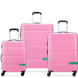 Delsey Paris x United Colors of Benetton Now Hardside 4-Rollen Kofferset 3 tlg. mit Dehnfalte  Variante 4