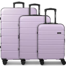 Saxoline Miami 4 Rollen Kofferset 3-teilig mit Dehnfalte  Variante 3